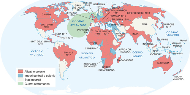 La guerra diventa mondiale
