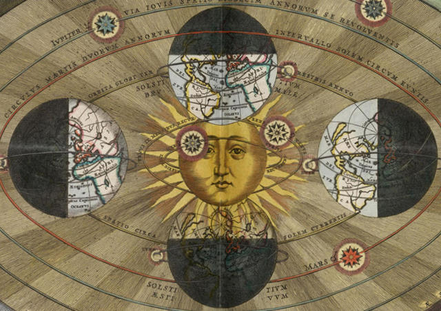 Nicolás Copérnico publica su texto Commentariolus en el cual posiciona en nuestra galaxia al Sol en el centro y la Tierra girando alrededor de él.