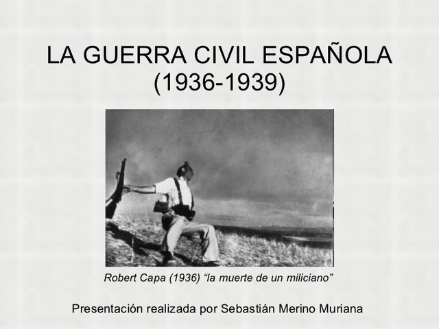 Comezo da guerra Civil Española