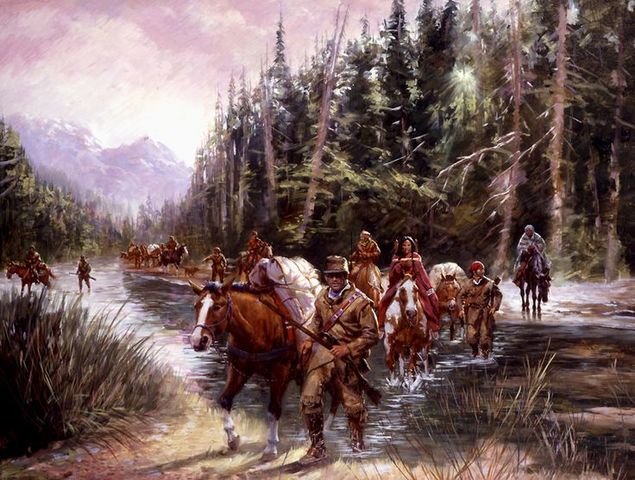 A spot where a member of the expedition becomes ill