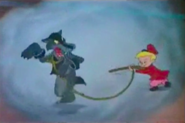 Peter dreamt of catching the wolf.