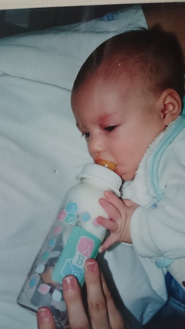 Mi primer biberón "solita"