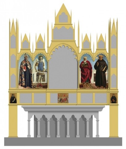 Políptico de St.Agostino (entrega) - Sansepolcro
