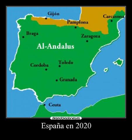 711 Los musulmanes conquistan casi toda la península.