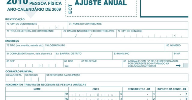 Instituíção do IRPF