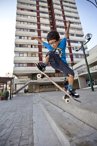 el meu primer salt en skate