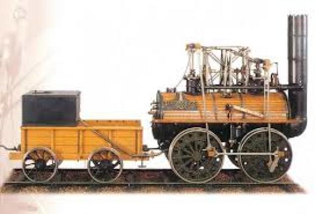 Primera locomotora  de Stepherson