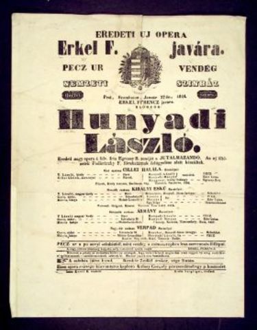 Hunyadi László című történelmi opera