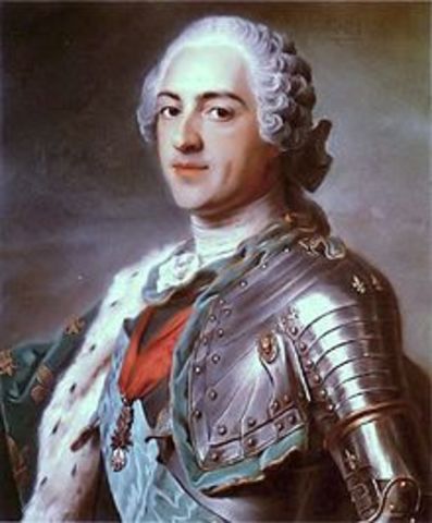 King Louis XV died