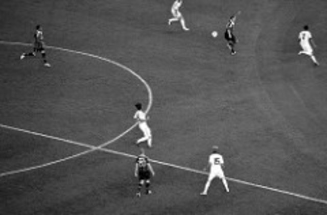 Madrid plays its first international match.