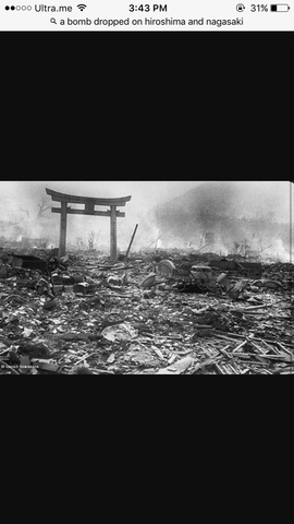 A-bomb dropped on Nagasaki and Hiroshima