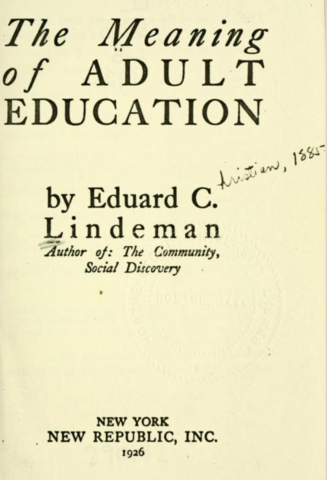 Eduard C Lindeman