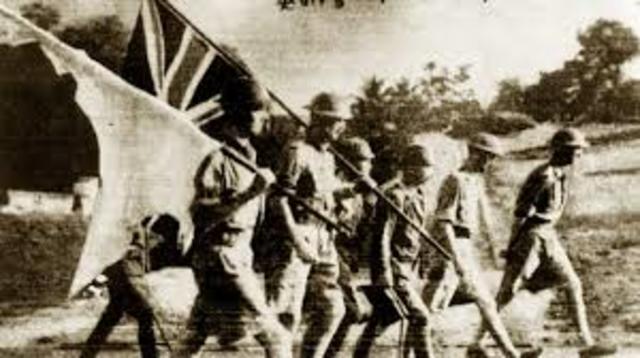 Singapore falls to the Japanese