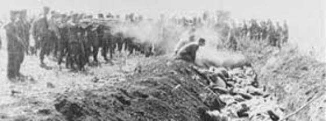 Mass murder of Jewish people at Auschwitz begins