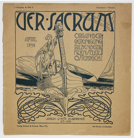 Publicación de la revista vienesa Ver Sacrum