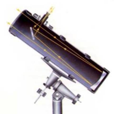 Telescopio Reflector por Isaac Newton