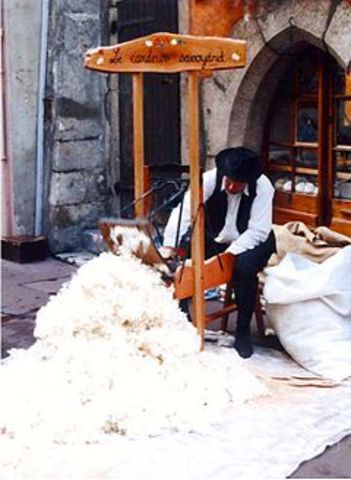 Màquina de cardar filat (Paul).