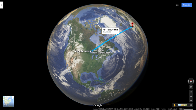 He leaves in home in Kakabeka, Canada and goes to Yorkshire, England to become a British Bomber