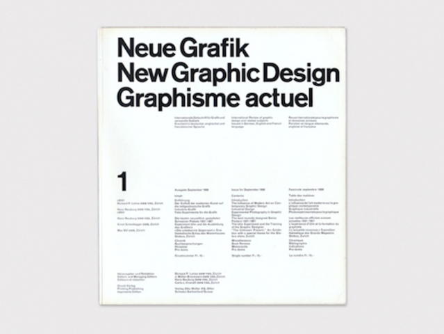 Boletín New Graphic Design