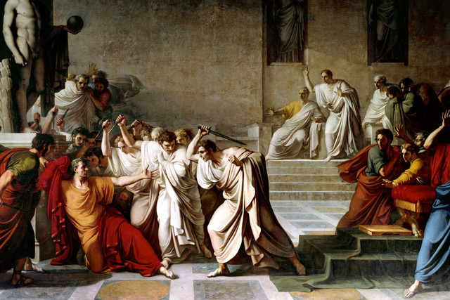 Julius Caesar assassinated