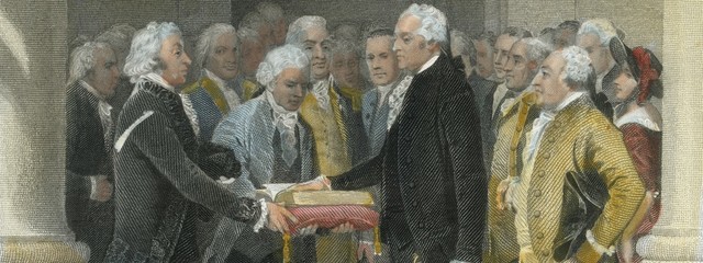 Washington is elected President for a second term
