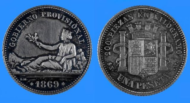 La peseta, unidad monetaria española