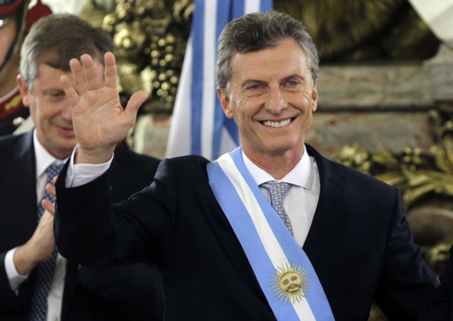 Asume Macri en la Casa Rosada