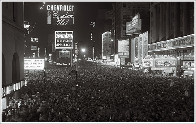 New Years Ball dropping