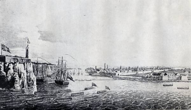 The sail from England to "The New Word"