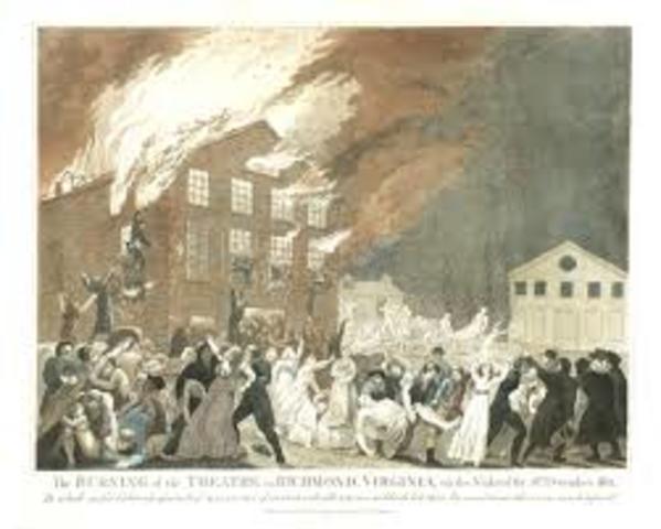 Theater Fire in Richmond, Virginia
