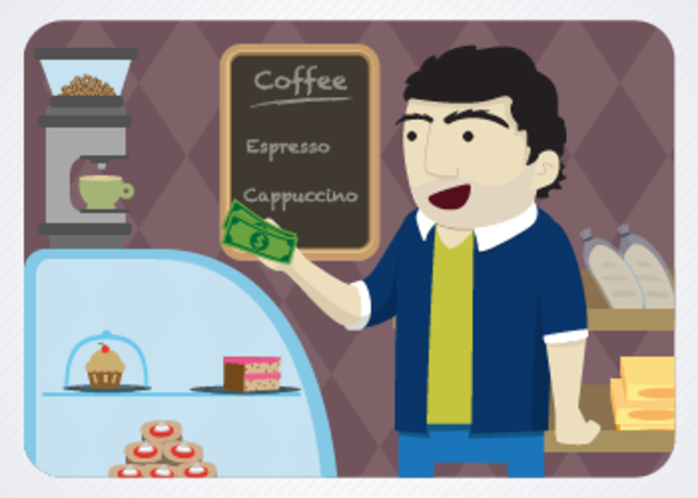 It is formed with the verb "to be" conjugated for the corresponding person, followed by "going to" and the verb base.