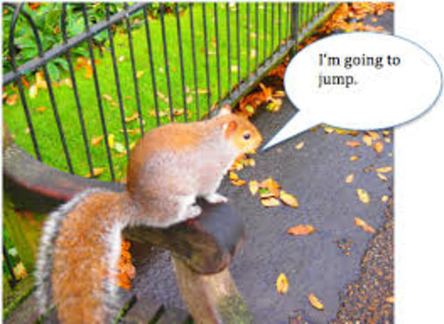 3. When something is about to happen: