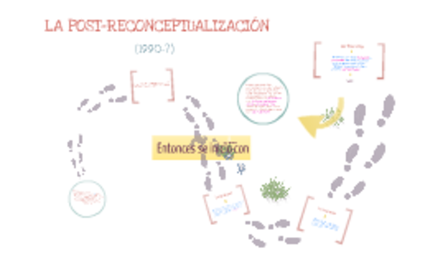 LA POST RECONCEPTUALIZACION