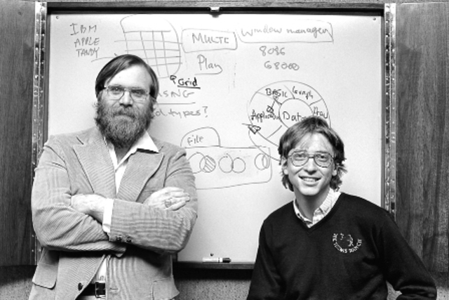 Bill Gates y Paul Allen.