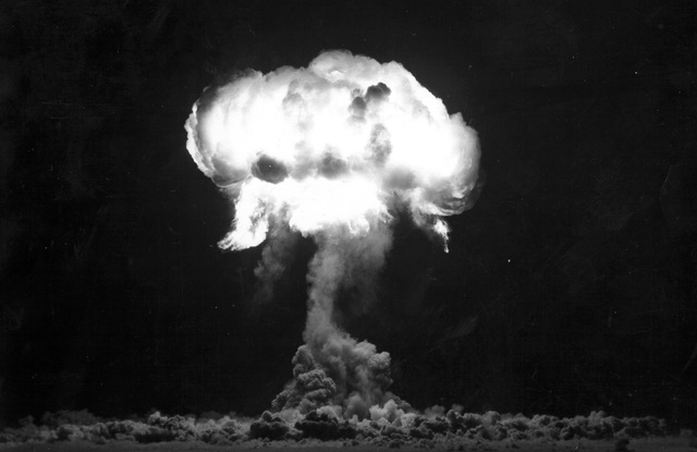A-Bomb tested (Trinity)