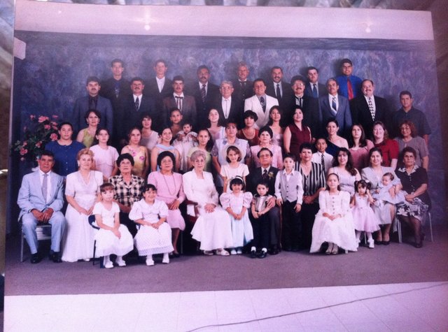 Family was always close. Silver wedding anniversary for the grandparents