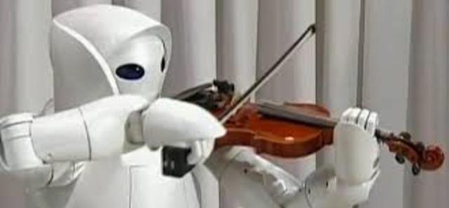 robot violoniste