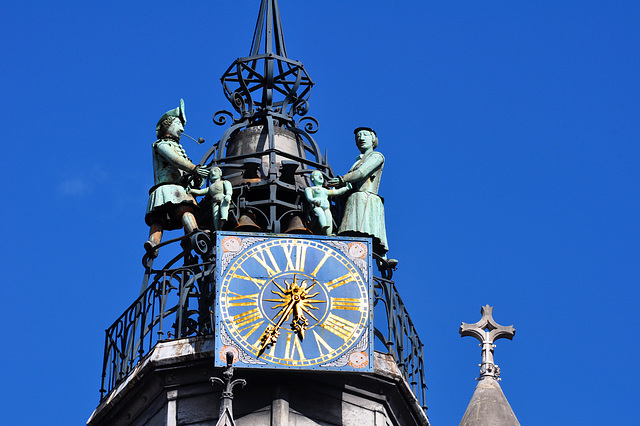 l'horloge automate de Notre-Dame de Dijon