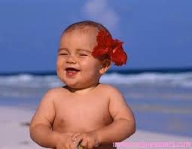 mi primera vez en la playa