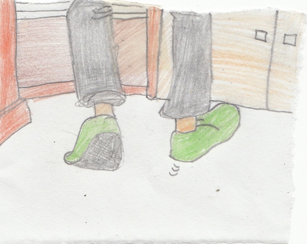 ALEX IS IN THE LIBRARY