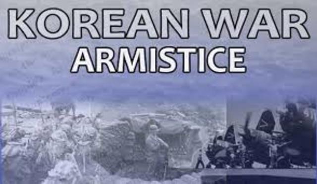 Korea- Armistice agreement signed