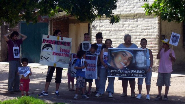 PEDIDO DE JUSTICIA POR LA MAMÁ DE FABIO Y ORGANIZACIONES DE DDHH