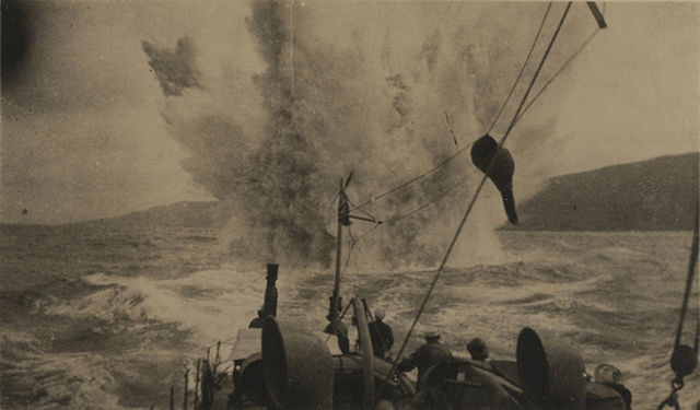 U.S Navy put mines in North sea