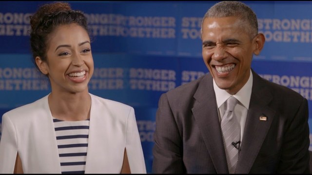 She spoke to Barack Obama about voting