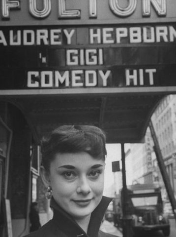 Audrey stars in her first production