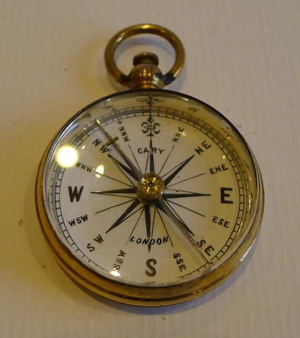 Einstein's father shows Albert a compass