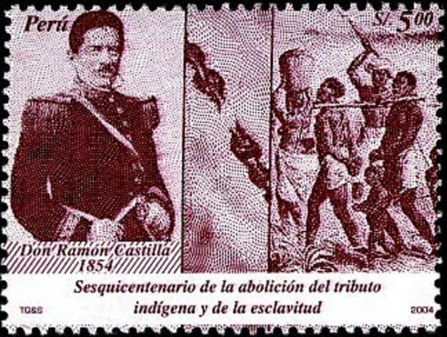 RAMON CASTILLA-ABOLIO LA EXCLAVITUD