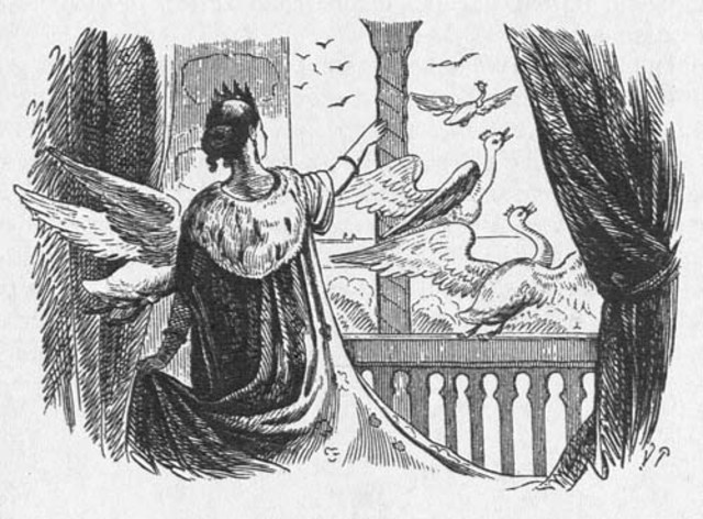 "De vilde svaner" af H. C. Andersen