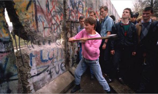 Berlin Wall Falls
