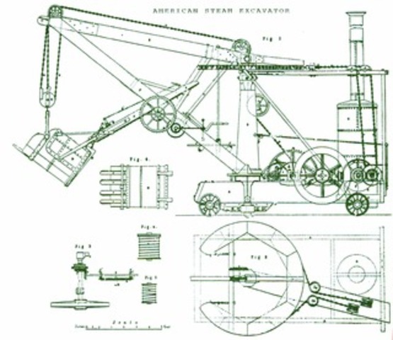 Steam Shovel Patented